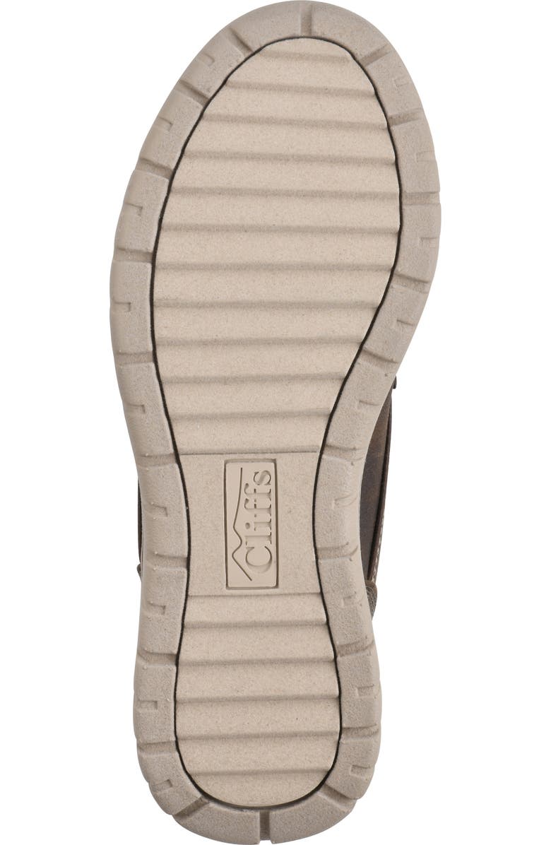 CLIFFS BY WHITE MOUNTAIN Hearten Knit Collar Boot, Alternate, color, Brown/ Fabric