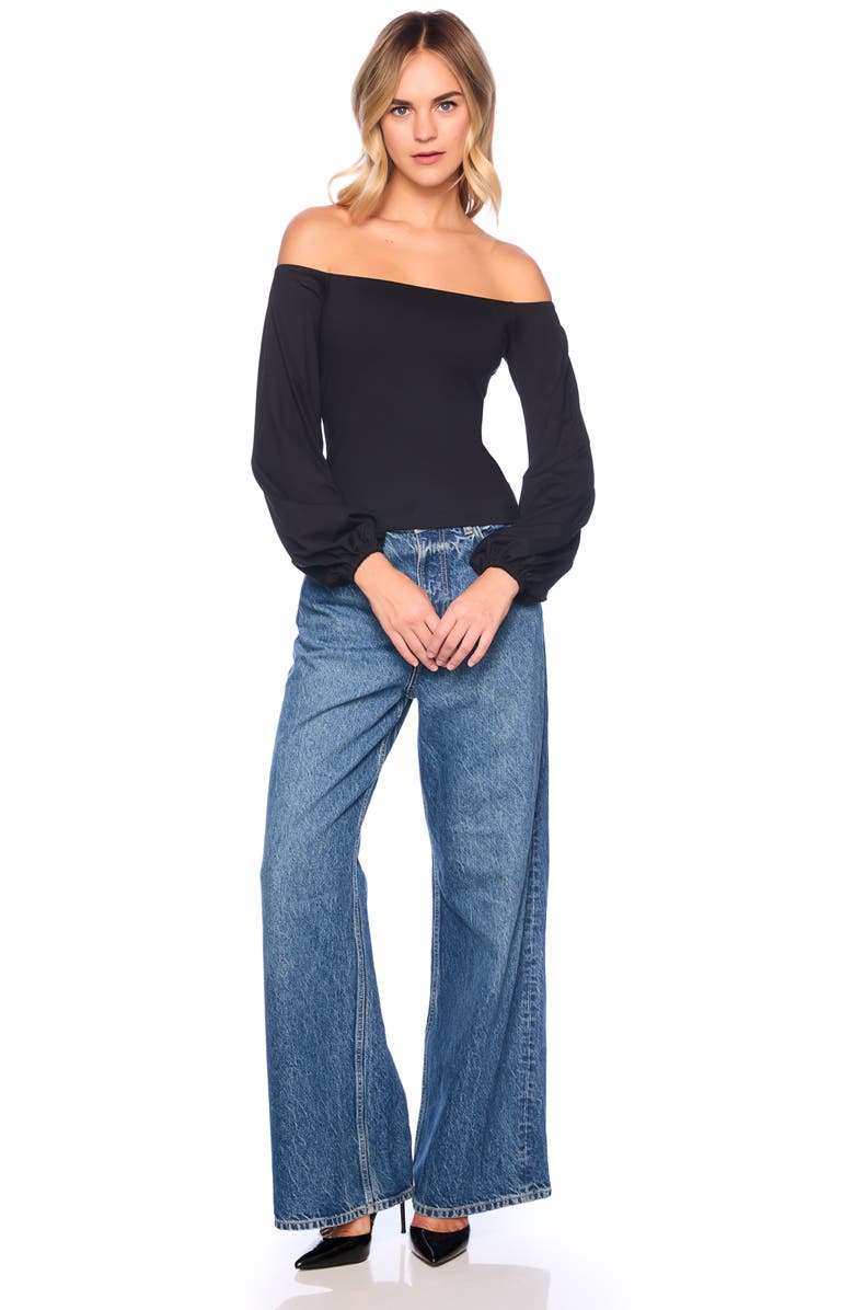Susana Monaco Poet Off the Shoulder Top, Alternate, color, 