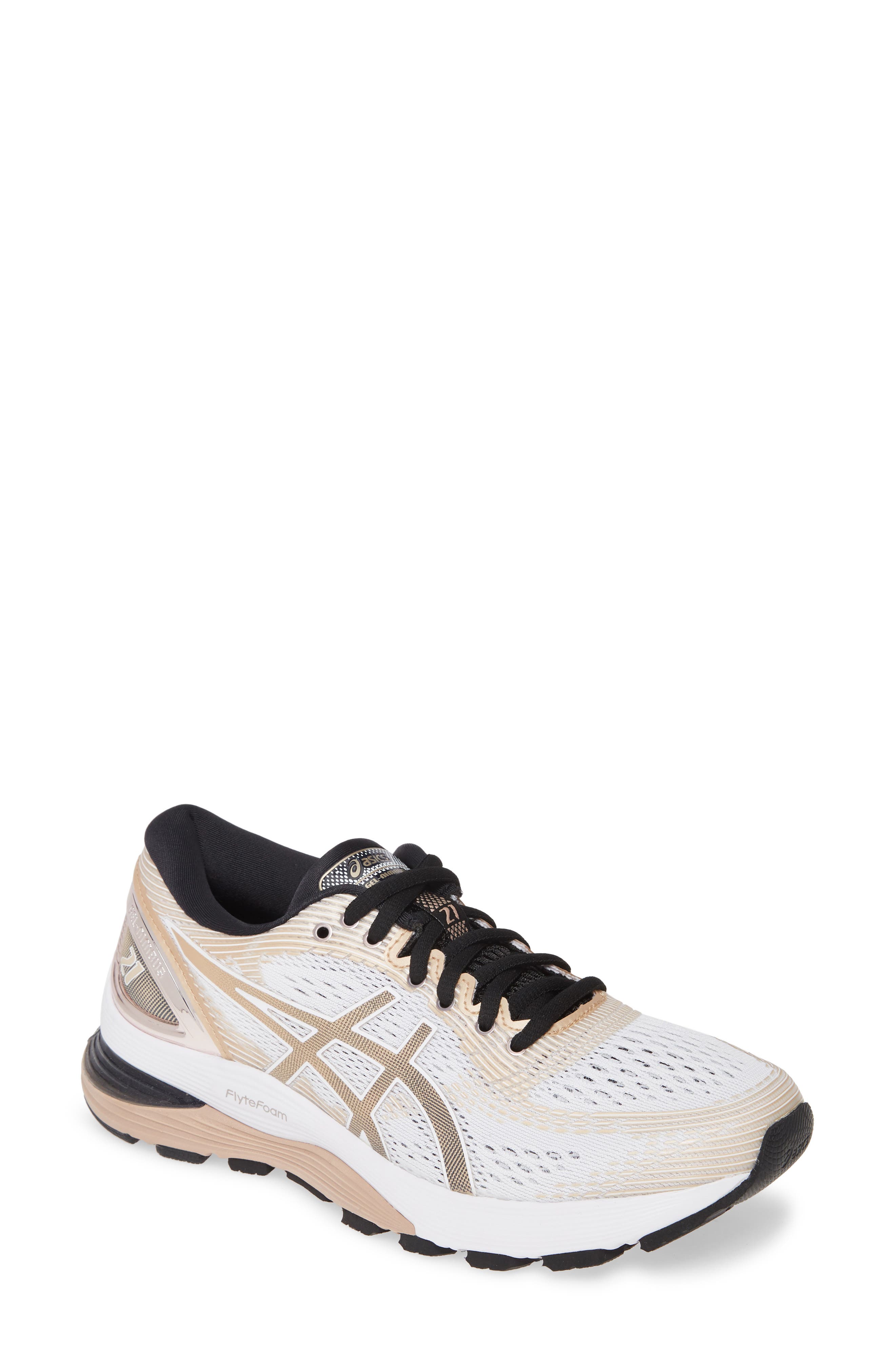 ASICS<sup>®</sup> GEL-Nimbus 21 Platinum Running Shoe, Main, color, 