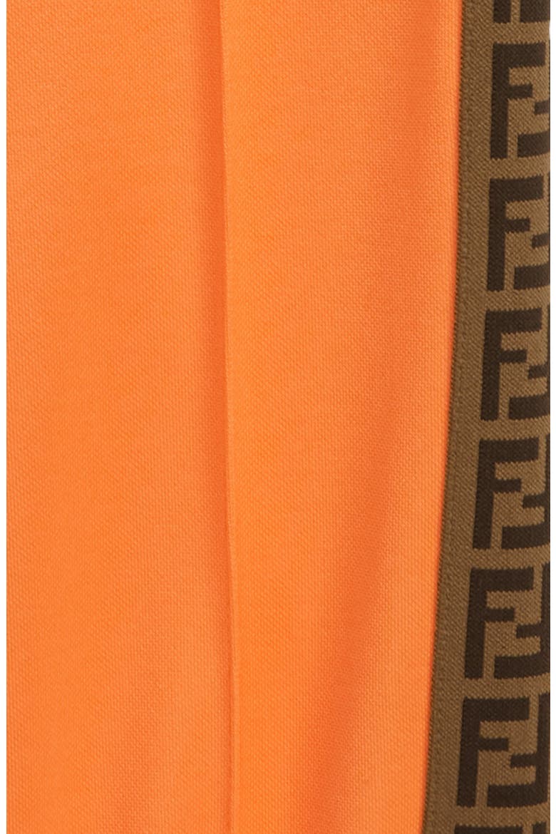 FF Logo Tape Track Sweatpants, Alternate, color, ORANGE