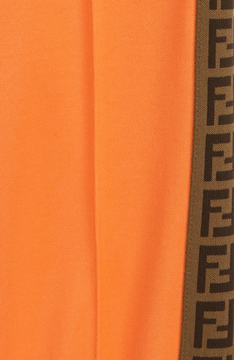 Fendi FF Logo Tape Track Sweatpants, Alternate, color, 
