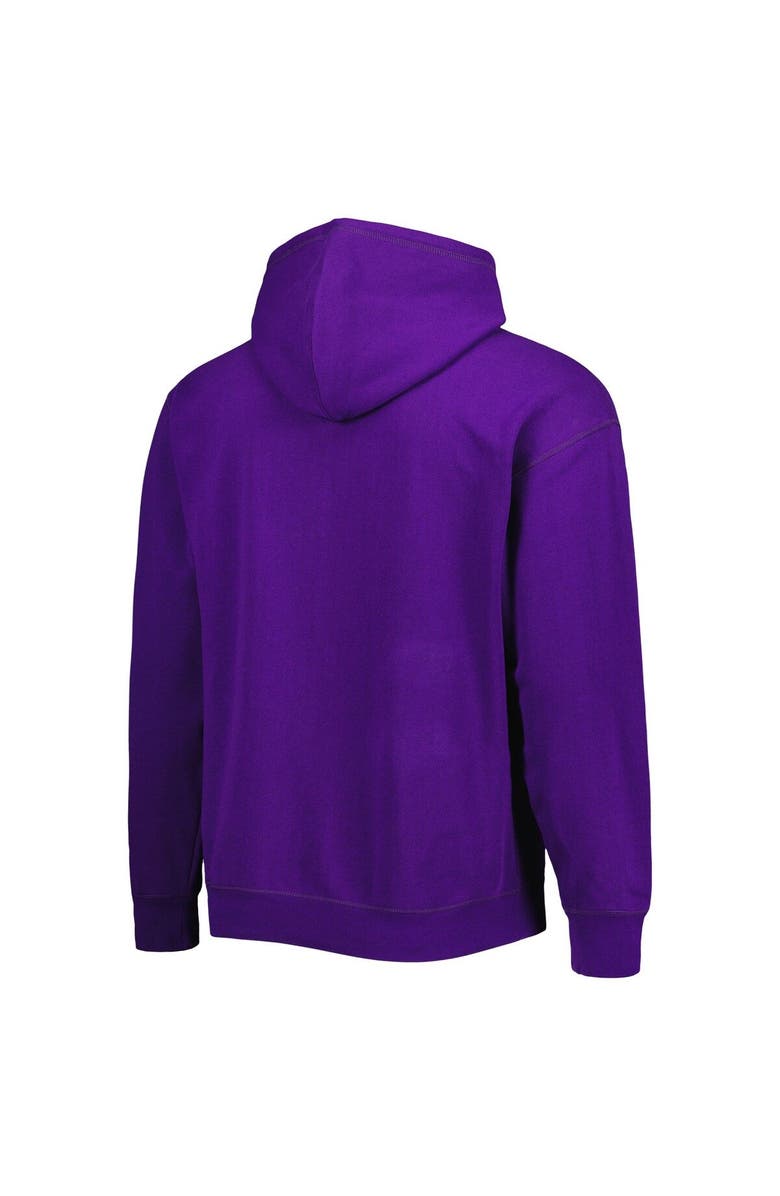 TOMMY JEANS Men's Tommy Jeans Purple Los Angeles Lakers Bernard Half-Zip Hoodie, Alternate, color, Purple