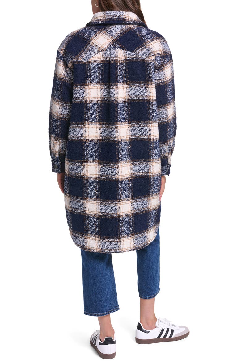 Quilted Longline Shacket, Alternate, color, GERI PLAID