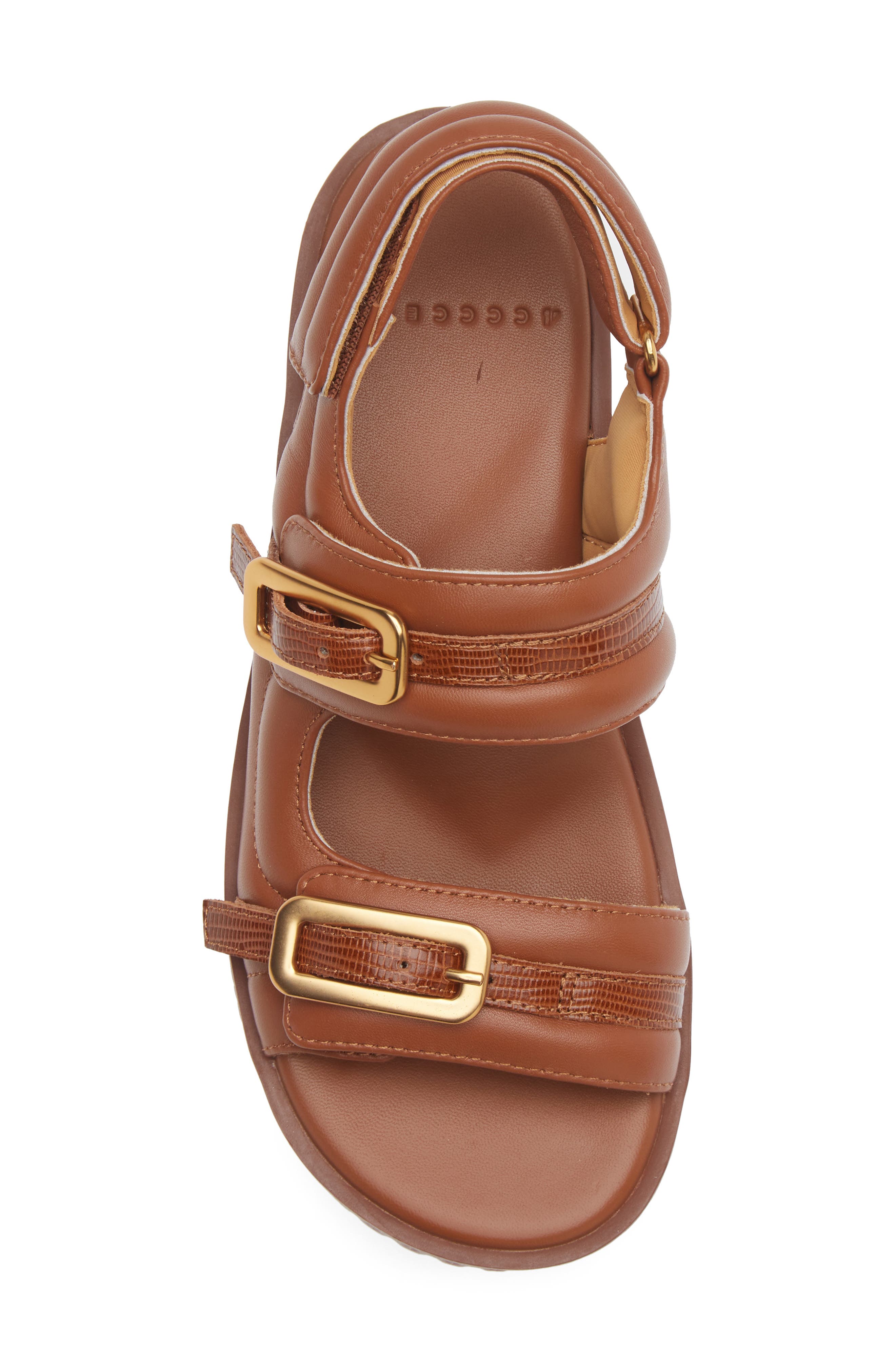 4CCCCEES Plia Kiko Platform Slingback Sandal, Alternate, color, Brown