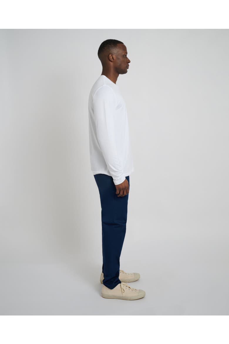 Men's Long Sleeve Sun Tee, Alternate, color, WHITE