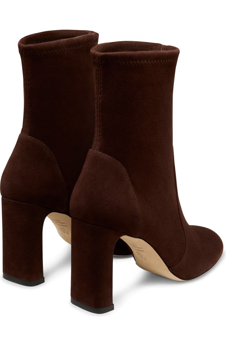Stuart Weitzman Babette Bootie 85, Alternate, color, Walnut Suede