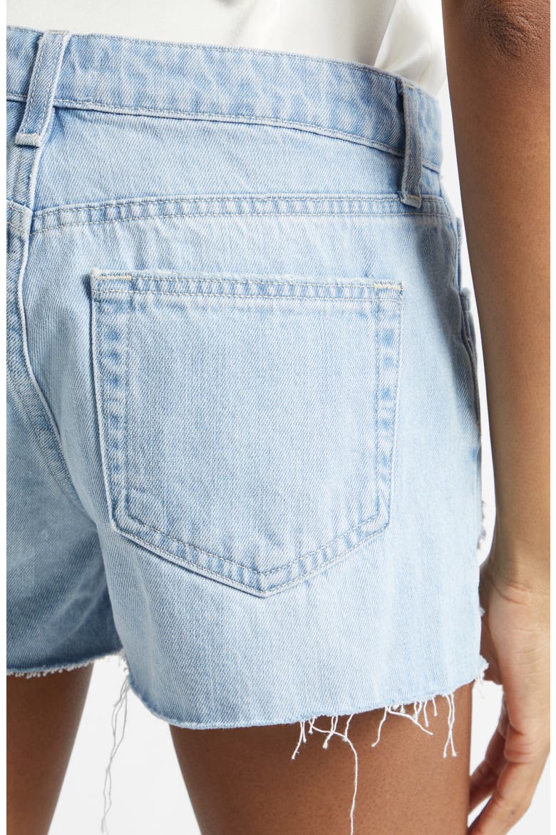 Teya Low Rise Cutoff Denim Shorts, Alternate, color, BREA DESTRUCT
