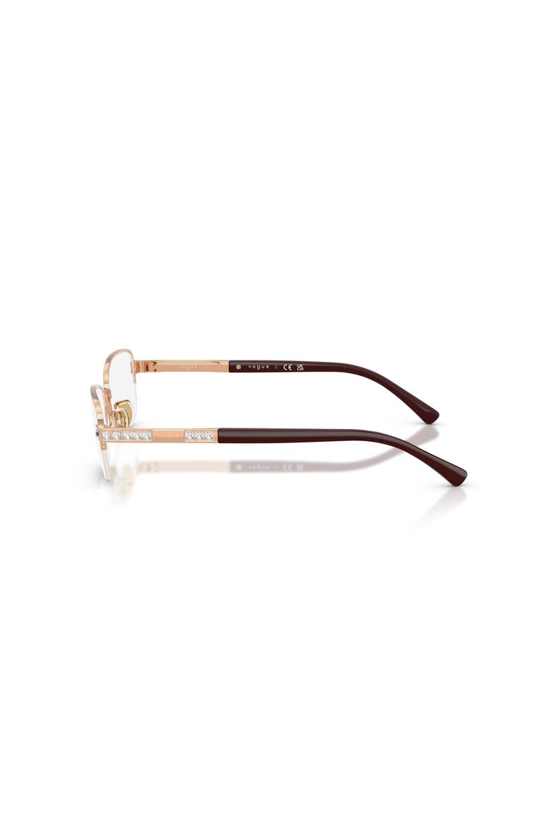 54mm Rectangle optical glasses, Alternate, color, Pink