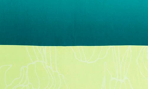 Dries Van Noten Foulard Neon Garden Silk Scarf