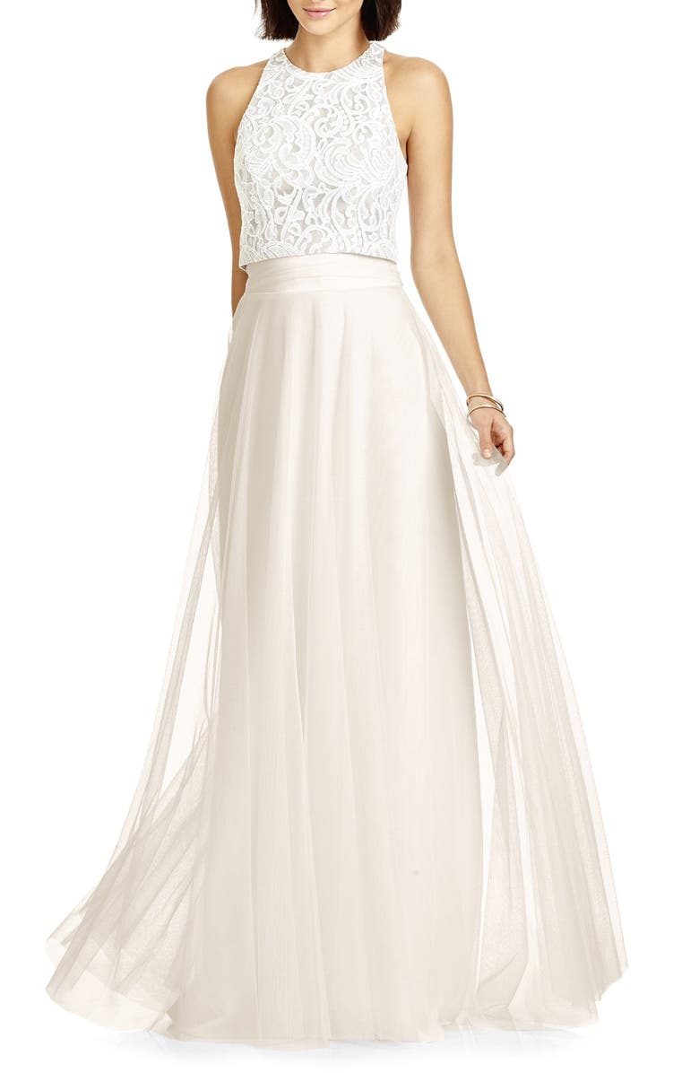 Dessy Collection Tulle Ball Skirt, Alternate, color, 