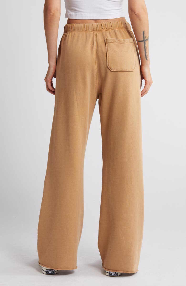 Re/Done Wide Leg Organic Cotton Sweatpants, Alternate, color, 