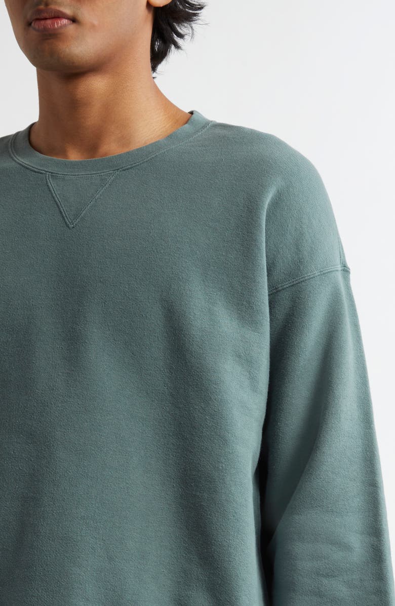 VISVIM Jumbo French Terry Sweatshirt, Alternate, color, Green