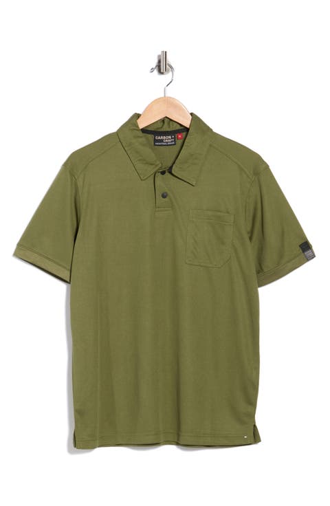 Grid Jacquard Polo