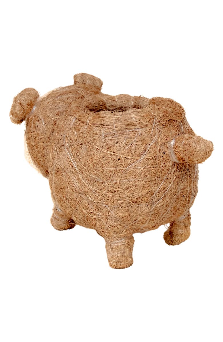 LIKHA Baby English Bulldog Handwoven Planter, Alternate, color, 