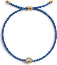 Monica Vinader Oval Lab Grown Diamond Cord Bracelet