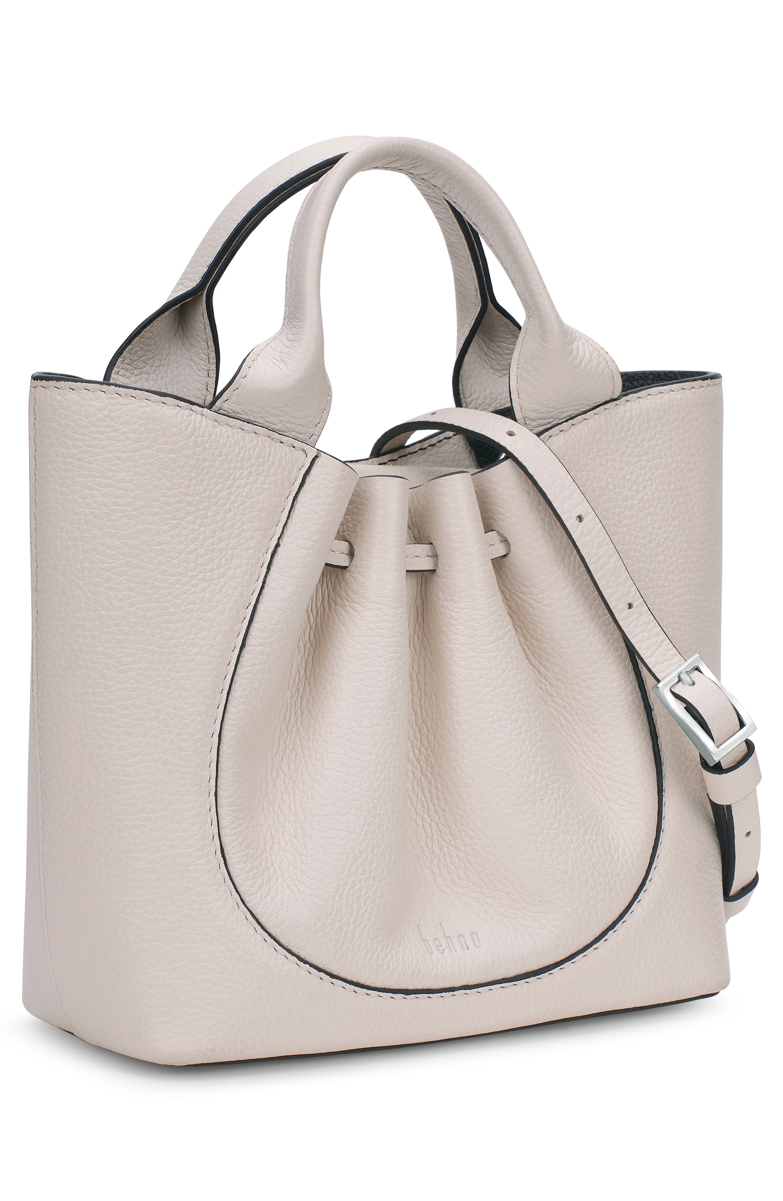 Katrina Mini Leather Tote, Alternate, color, PUMICE