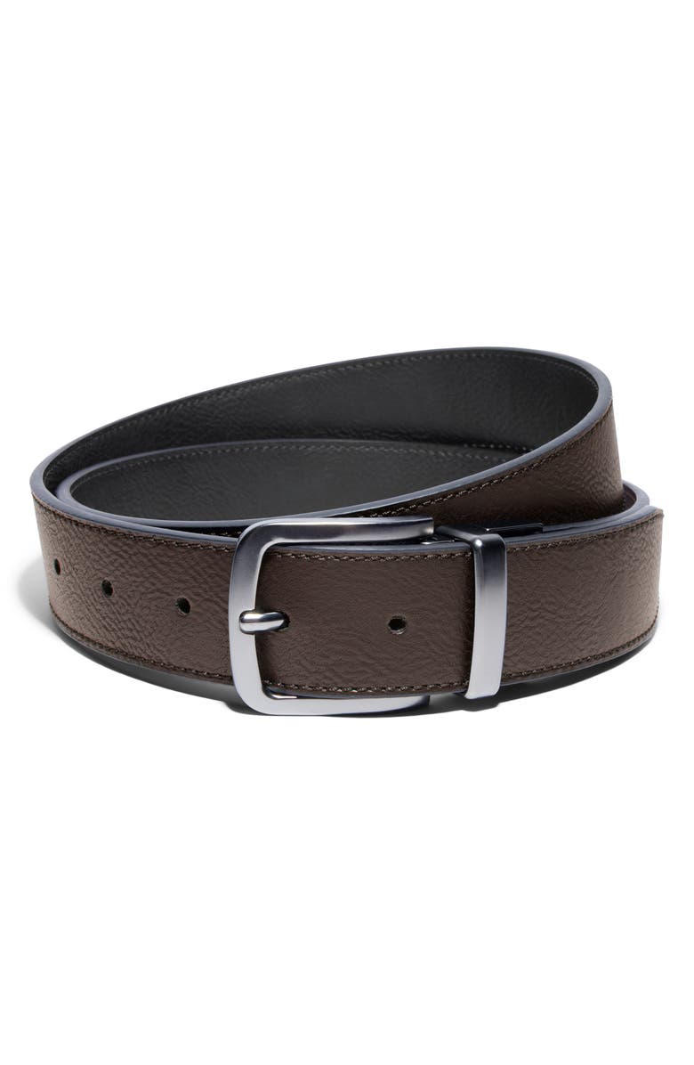 Nike Reversible Faux Leather Belt, Main, color, Brown/ Black