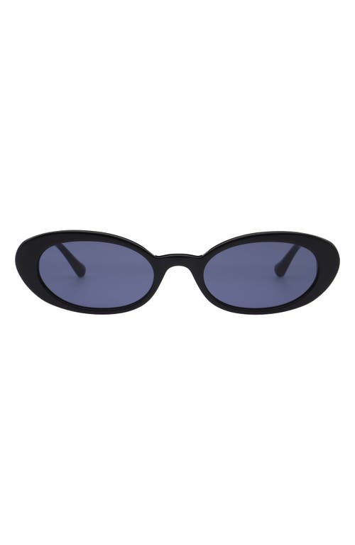 Florence by Mills 52mm Oval Sunglasses in Gloss Black  product