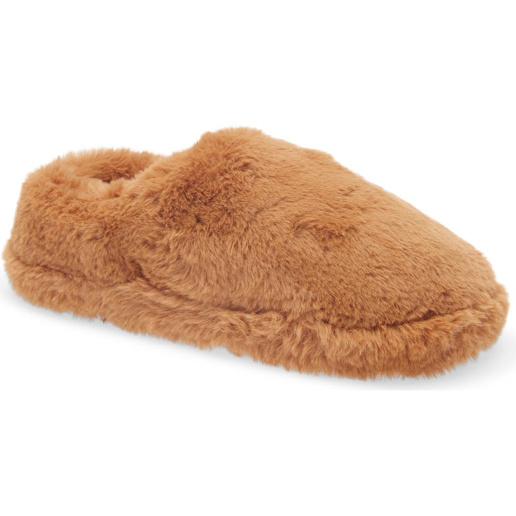 Skims Faux Fur Slipper In Multi