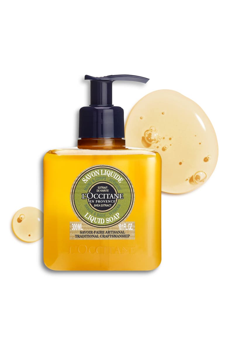 L'Occitane Shea Hands & Body Verbena Liquid Soap, Alternate, color, Shea
