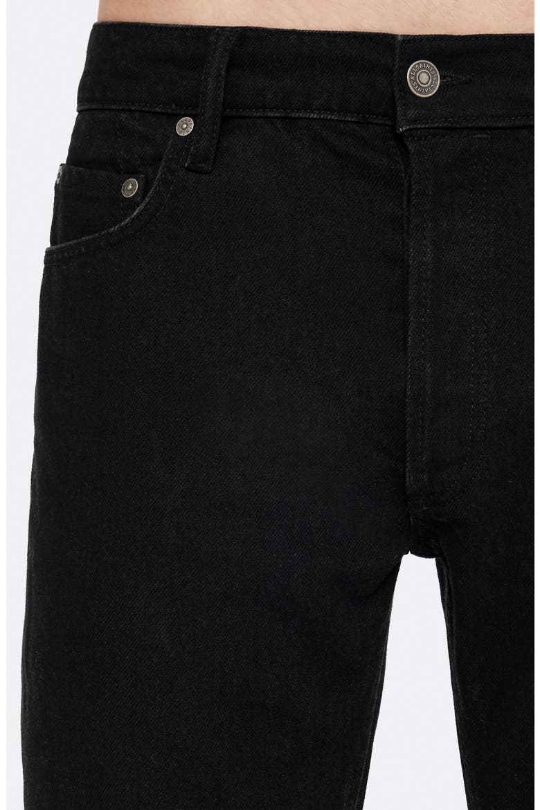 Regular Straight Leg Jeans, Alternate, color, BLACK