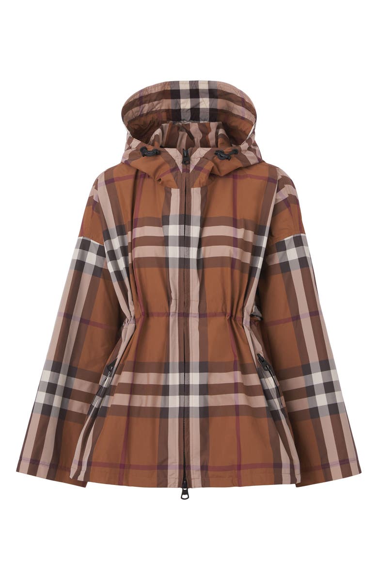 Burberry Bacton Check Hooded Jacket, Alternate, color,