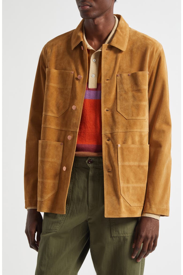 Welder Suede Chore Jacket (Men) | Nordstrom