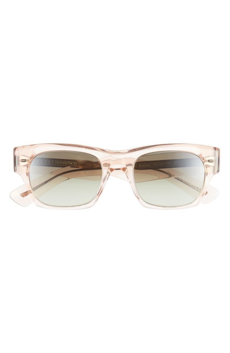 Oliver Peoples Mega 53mm Square Sunglasses, Main, color, 
