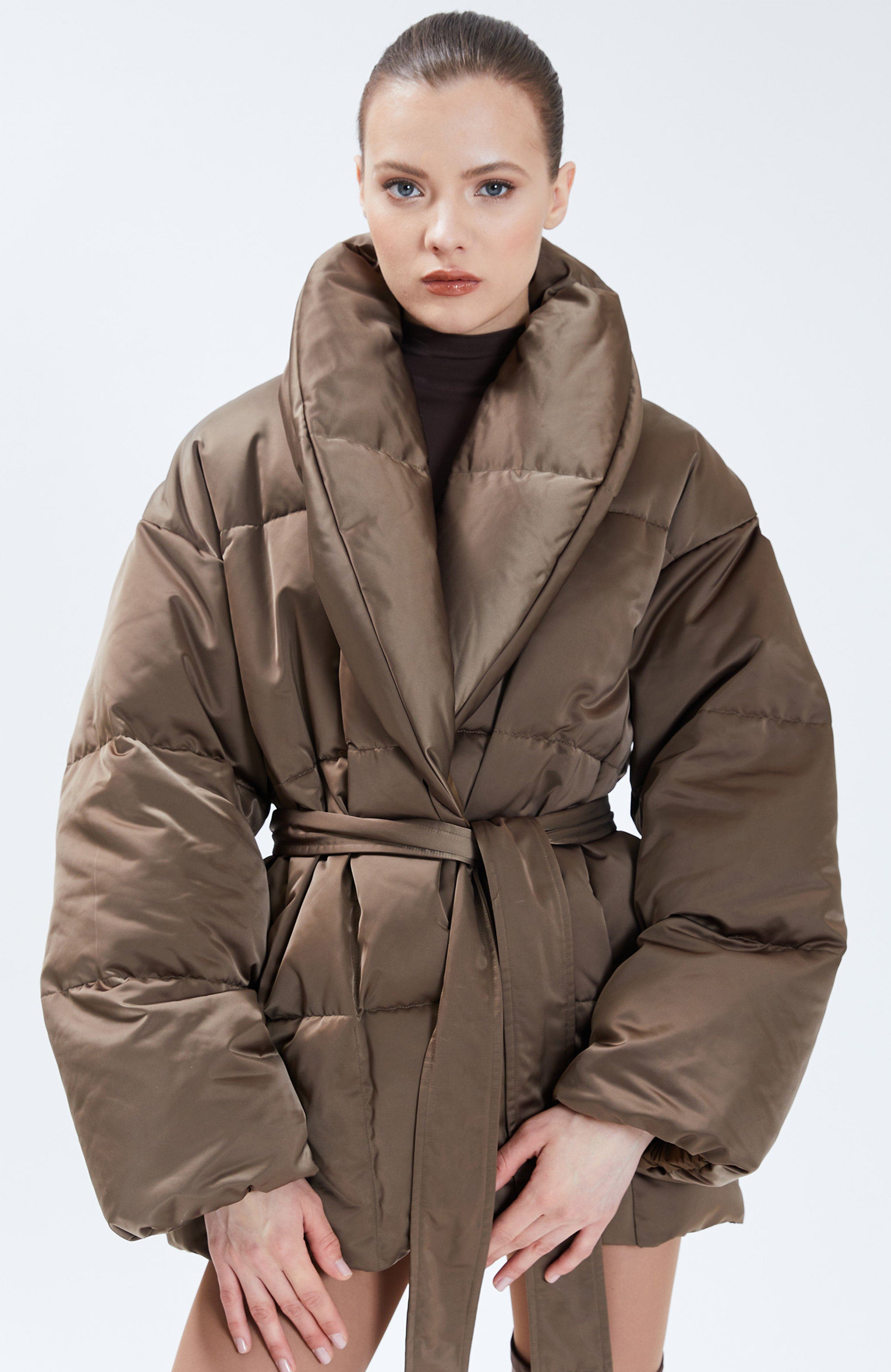 Nicole Benisti Priscilla Satin Puffer Coat (Women) | Nordstrom
