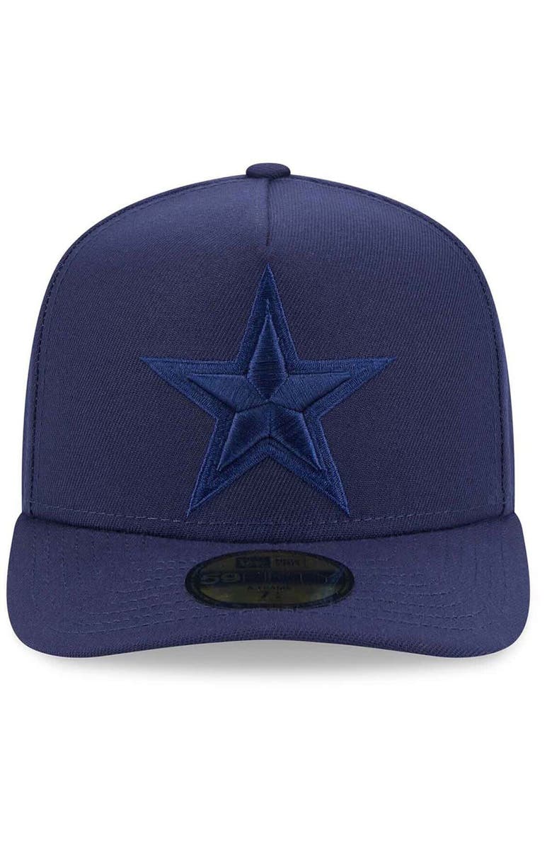 New Era Men's New Era Navy Dallas Cowboys Color Pack A-Frame 59FIFTY Fitted Hat, Alternate, color, Navy