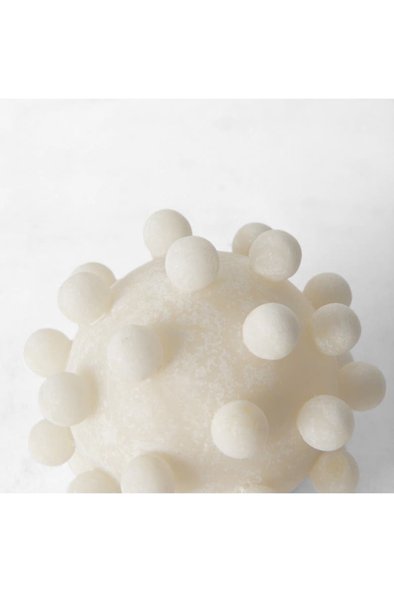 Malo Resin Sphere Decorative Object, Alternate, color, Beige