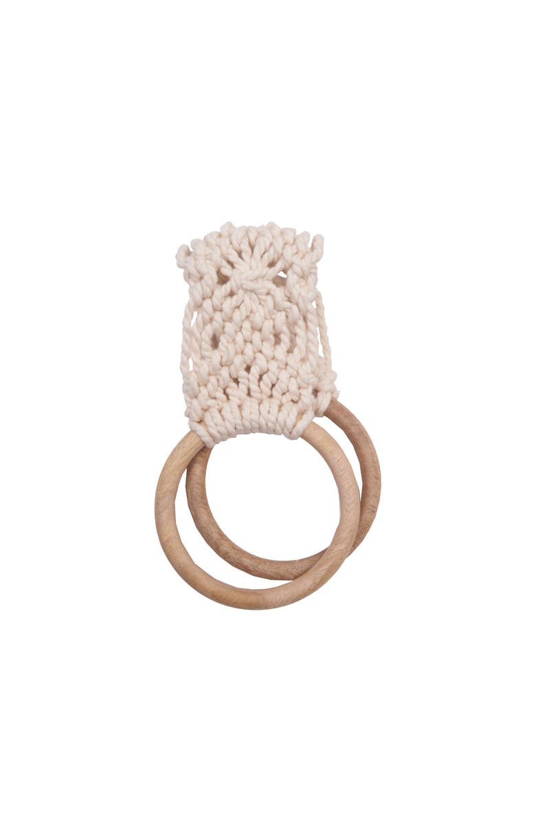 carol & frank Natural Kitchen Towel Holder, Main, color, Beige