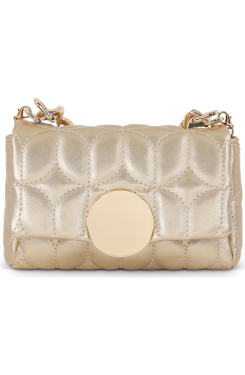 Jewel Badgley Mischka Tara Deco Quilted Mini - 2 Carry Options, Main, color, Gold