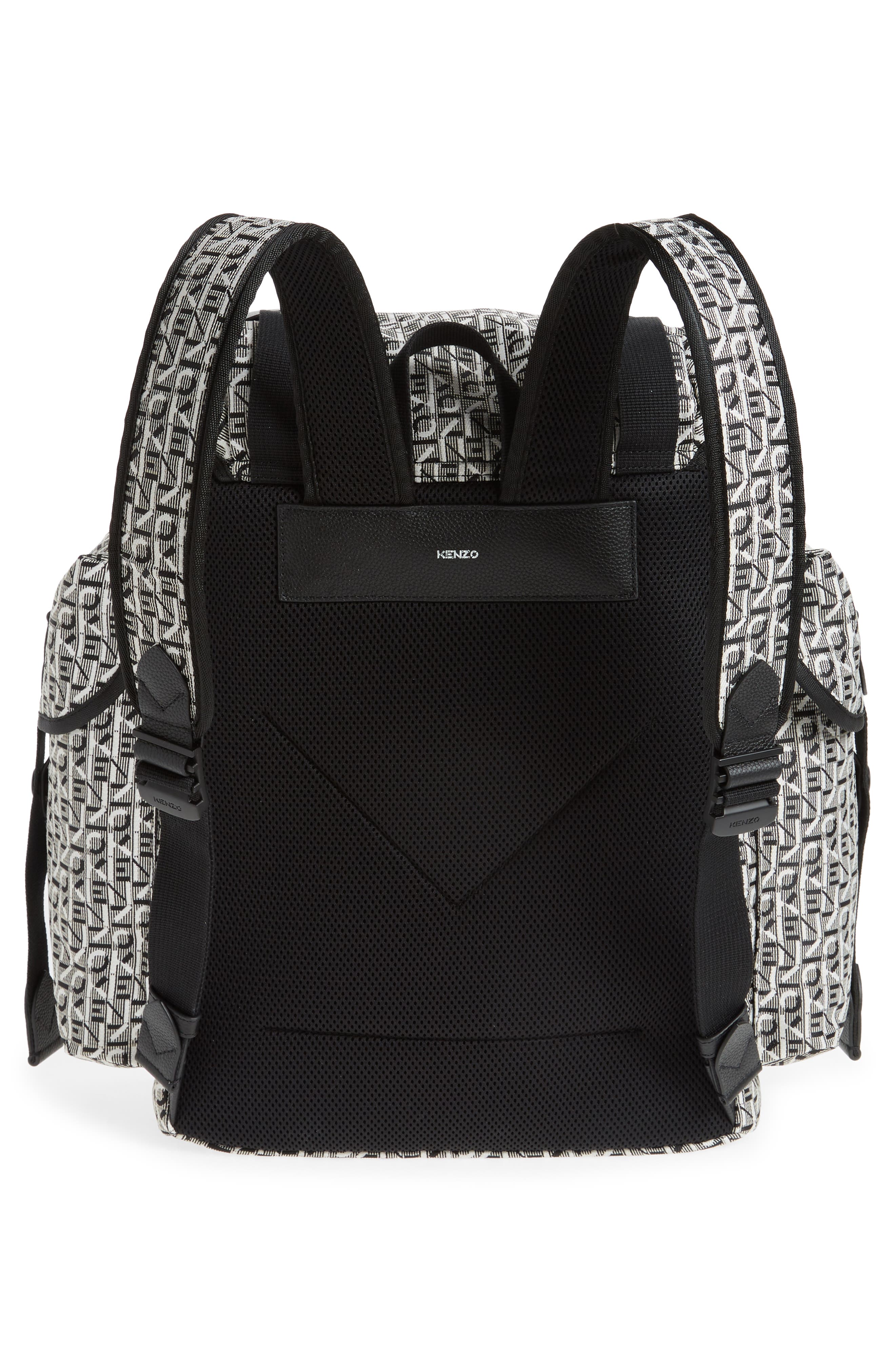 KENZO Logo Jacquard Backpack, Alternate, color, 