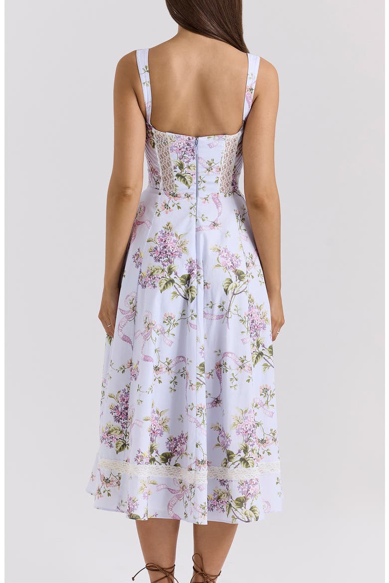 Kim Midi Sundress, Alternate, color, PINK FLORAL PRNT