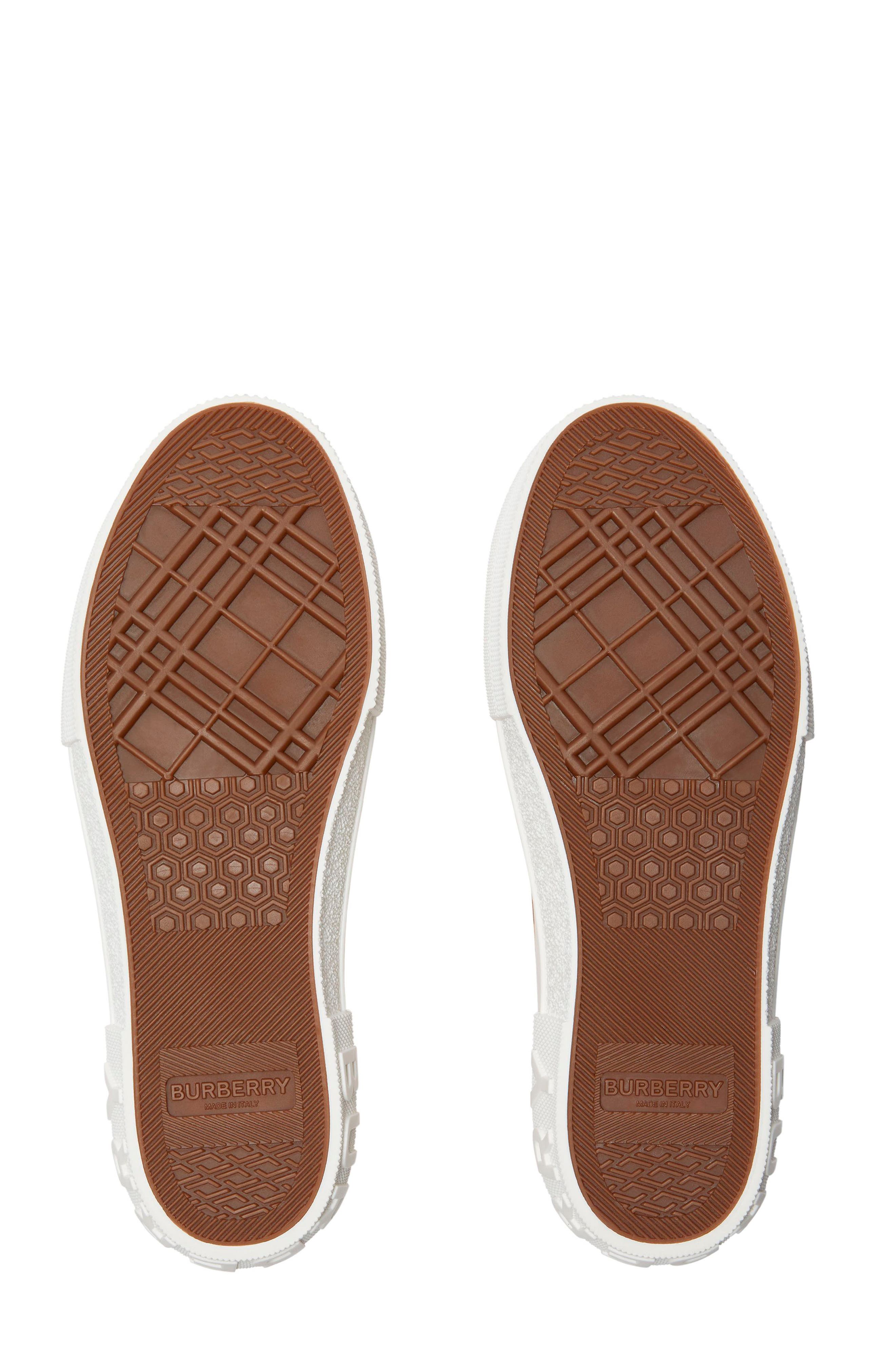 Burberry Jack Check Platform Sneaker, Alternate, color, Teacup Ip Check