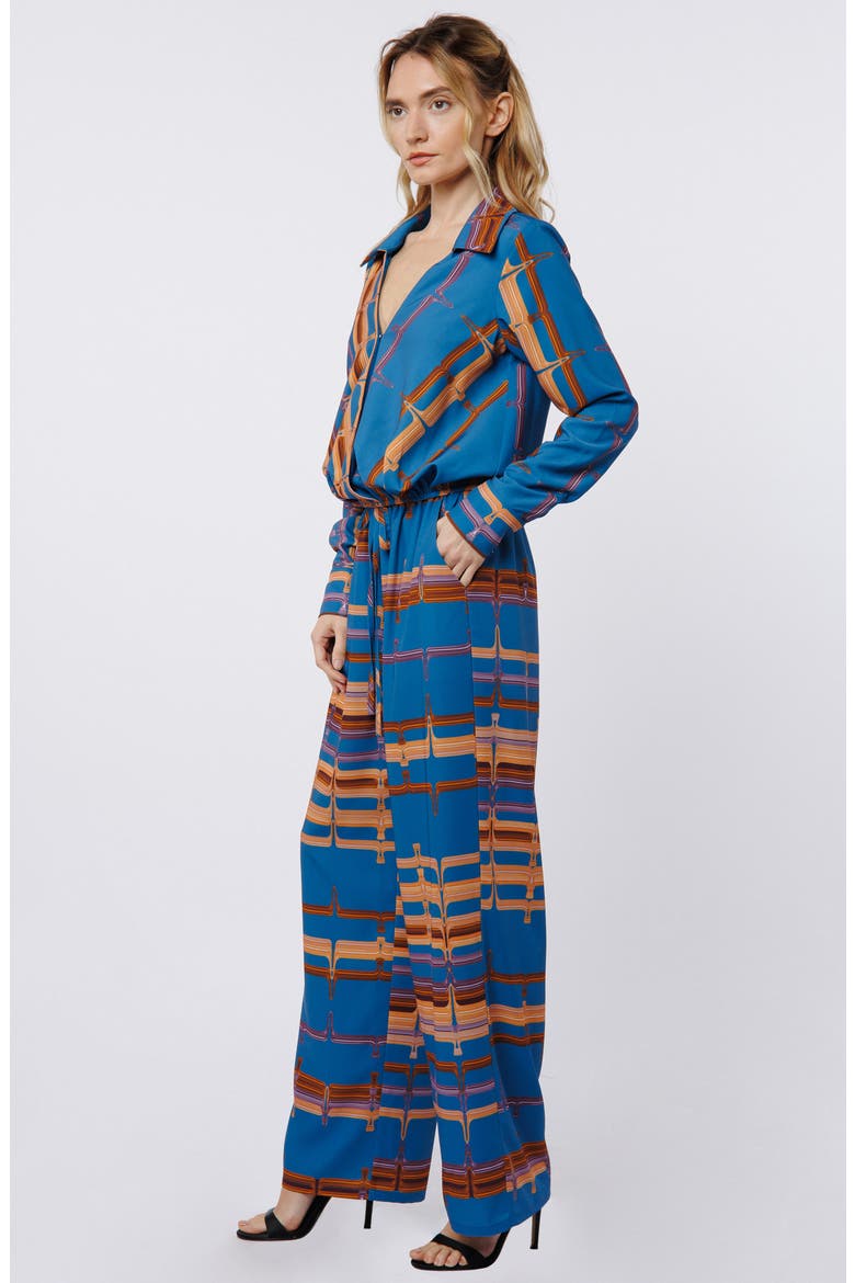 Gina Drawstring Wide Leg Pants, Alternate, color, BLUE