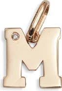 Anzie Love Letter Diamond Initial Charm