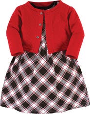 Hudson Baby Quilted Cardigan and Dress