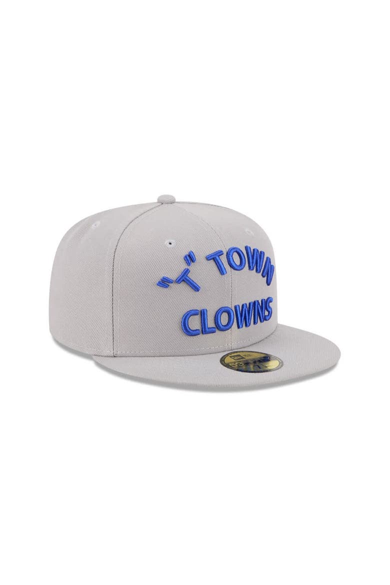 Men's New Era  Gray Tulsa Drillers Theme Nights 59FIFTY Fitted Hat, Alternate, color, Gray