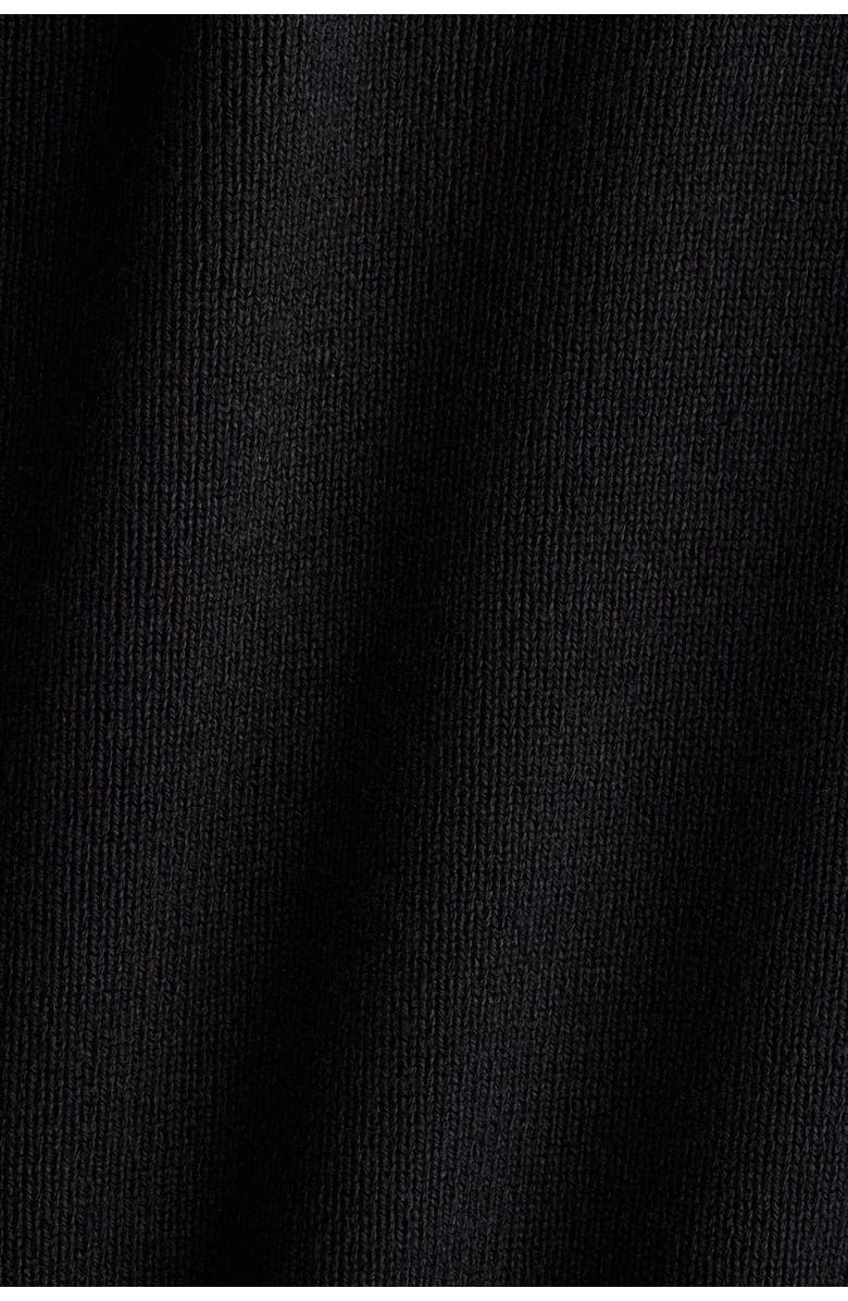 H&M Square-neck Top, Alternate, color, Black