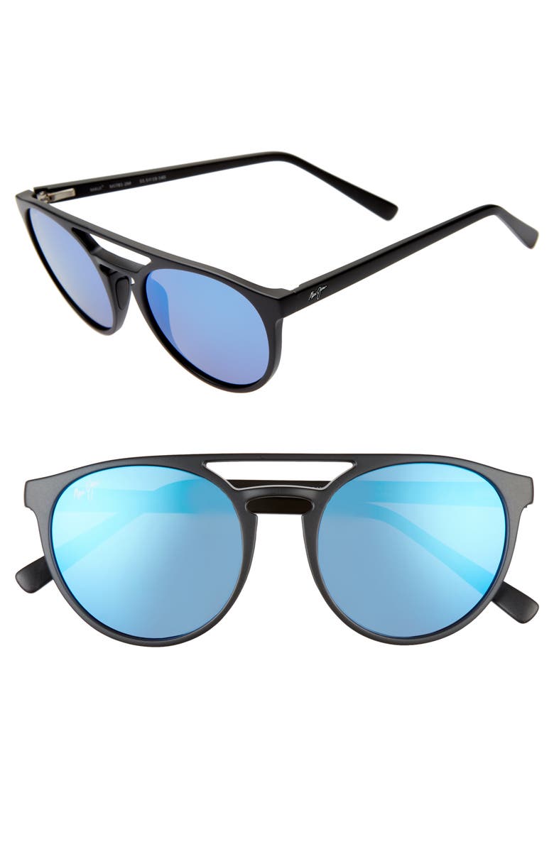 Maui Jim Ah Dang! 52mm PolarizedPlus2<sup>®</sup> Flat Top Sunglasses, Main, color, 