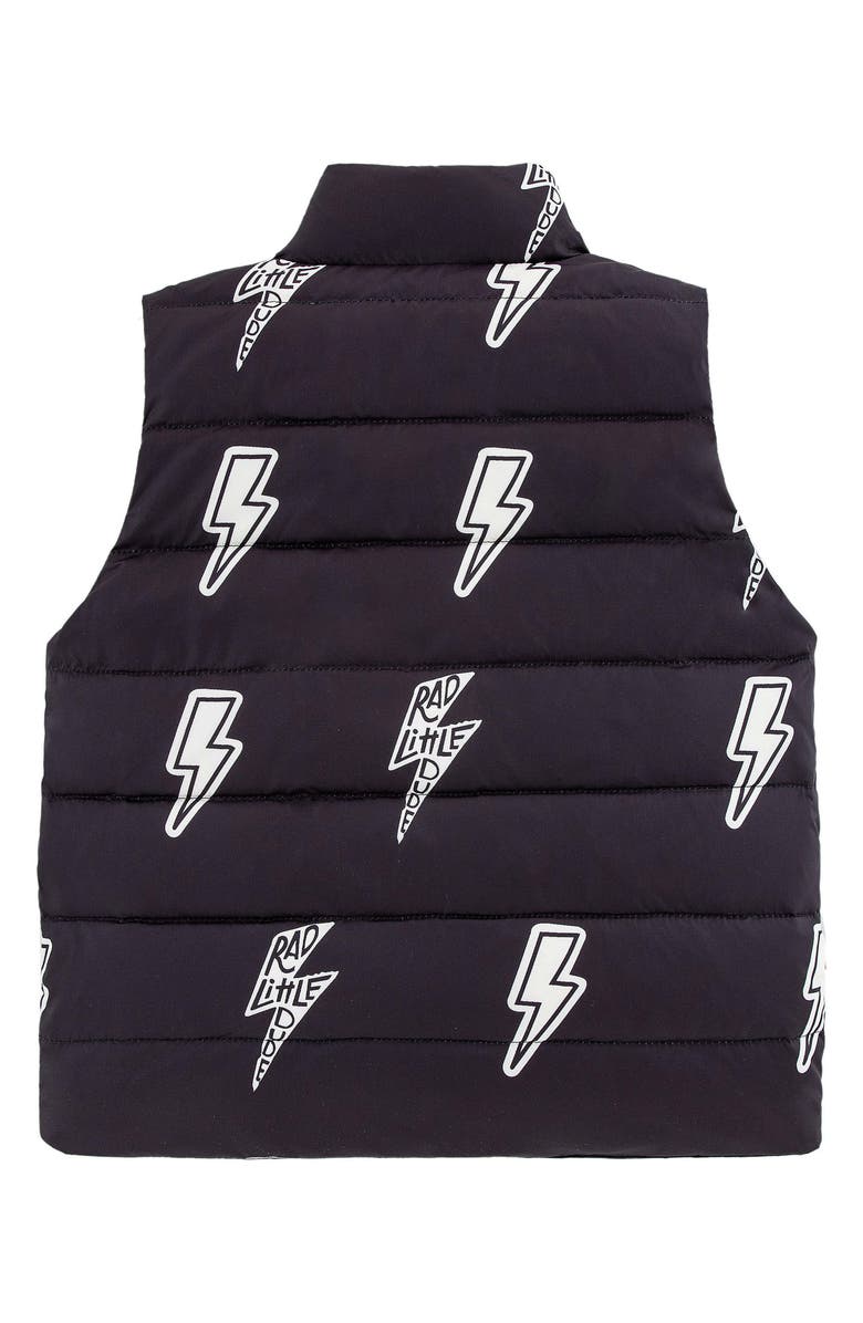 CALONIE Kids' Casey Reversible Down Puffer Vest, Alternate, color, Black