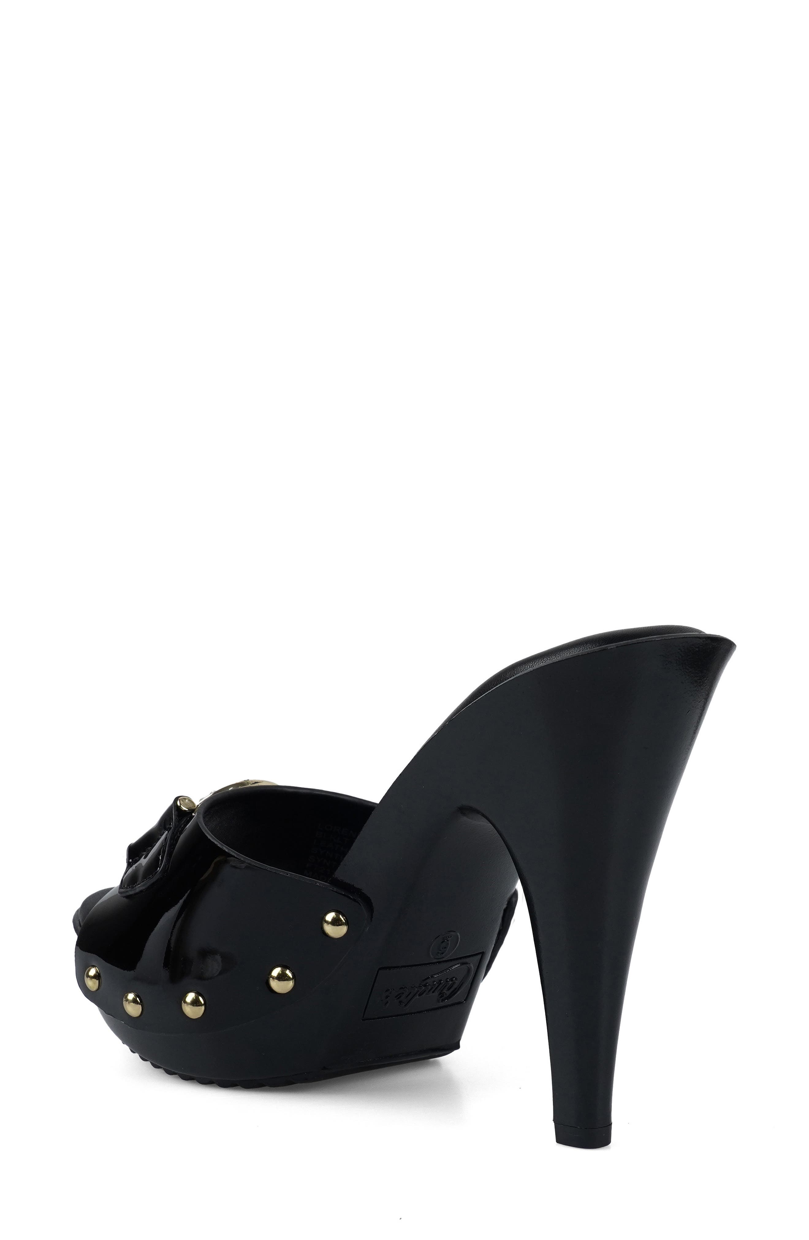 Candie's Lorenna Platform Sandal, Alternate, color, Black