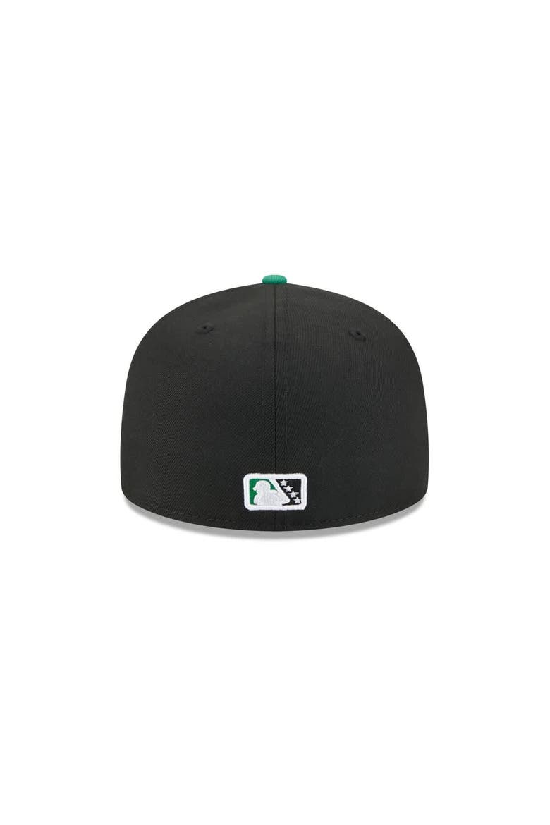 Men's New Era  Black Dayton Dragons Theme Nights 59FIFTY Fitted Hat, Alternate, color, Black