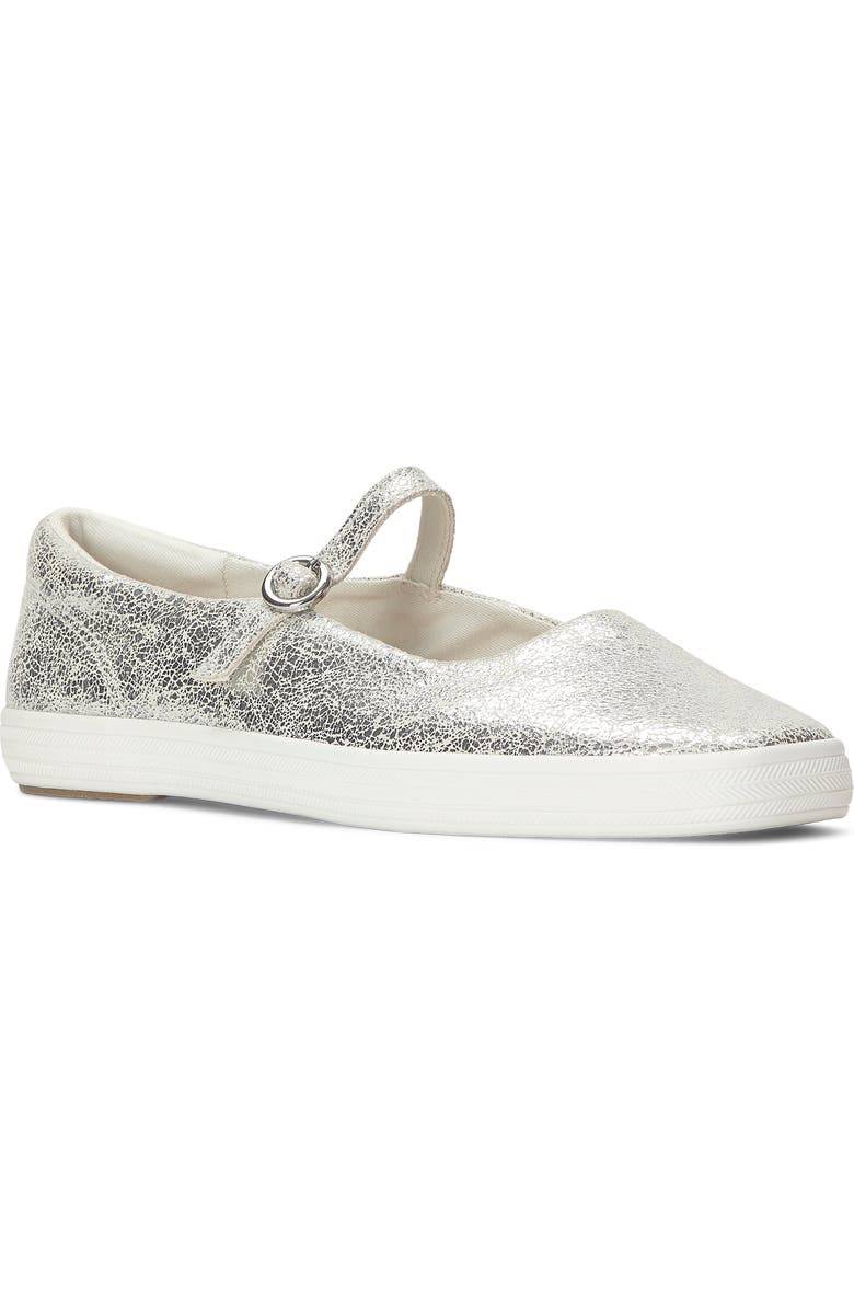 Keds<sup>®</sup> Square Toe Mary Jane Sneaker, Main, color, Silver Grey