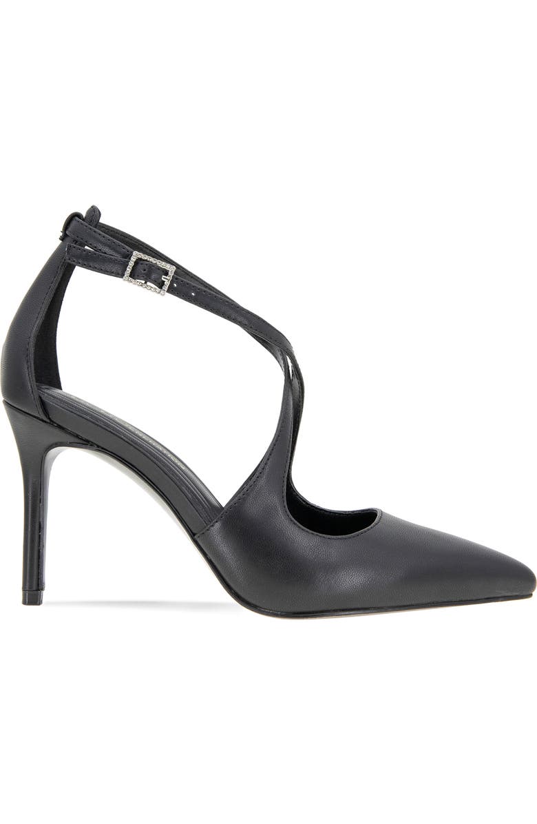 BCBGeneration Bromi Ankle Strap Pump, Alternate, color, Black