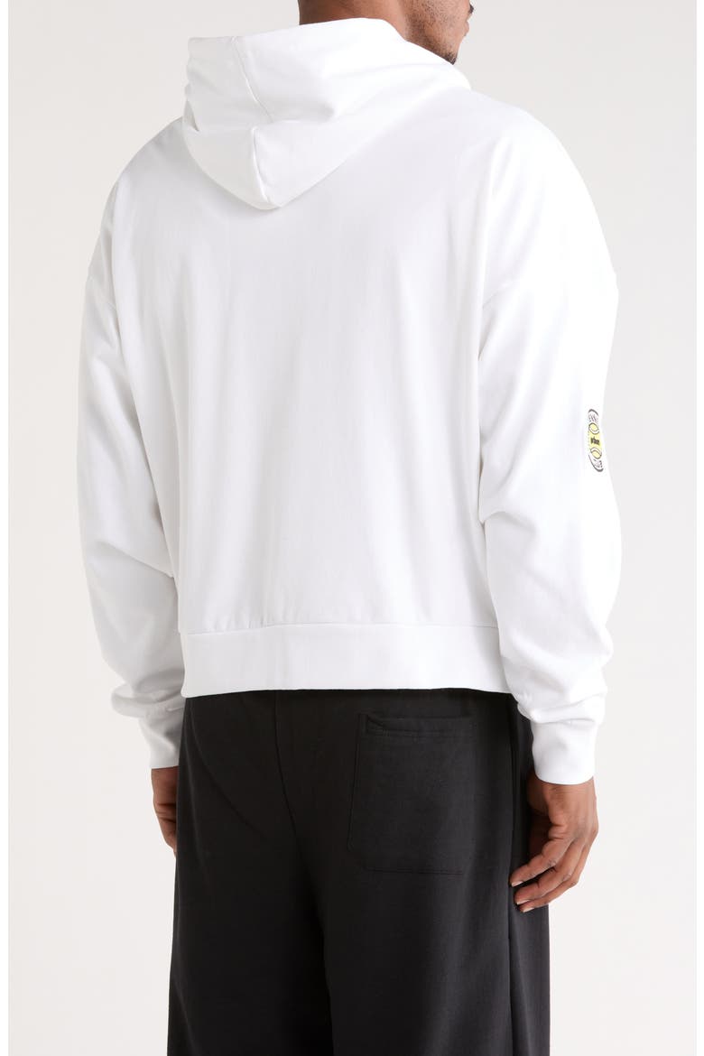 Full Zip Hoodie, Alternate, color, WHITE
