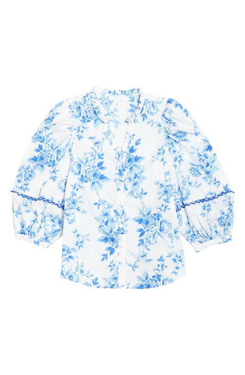 Juba Floral Print Top