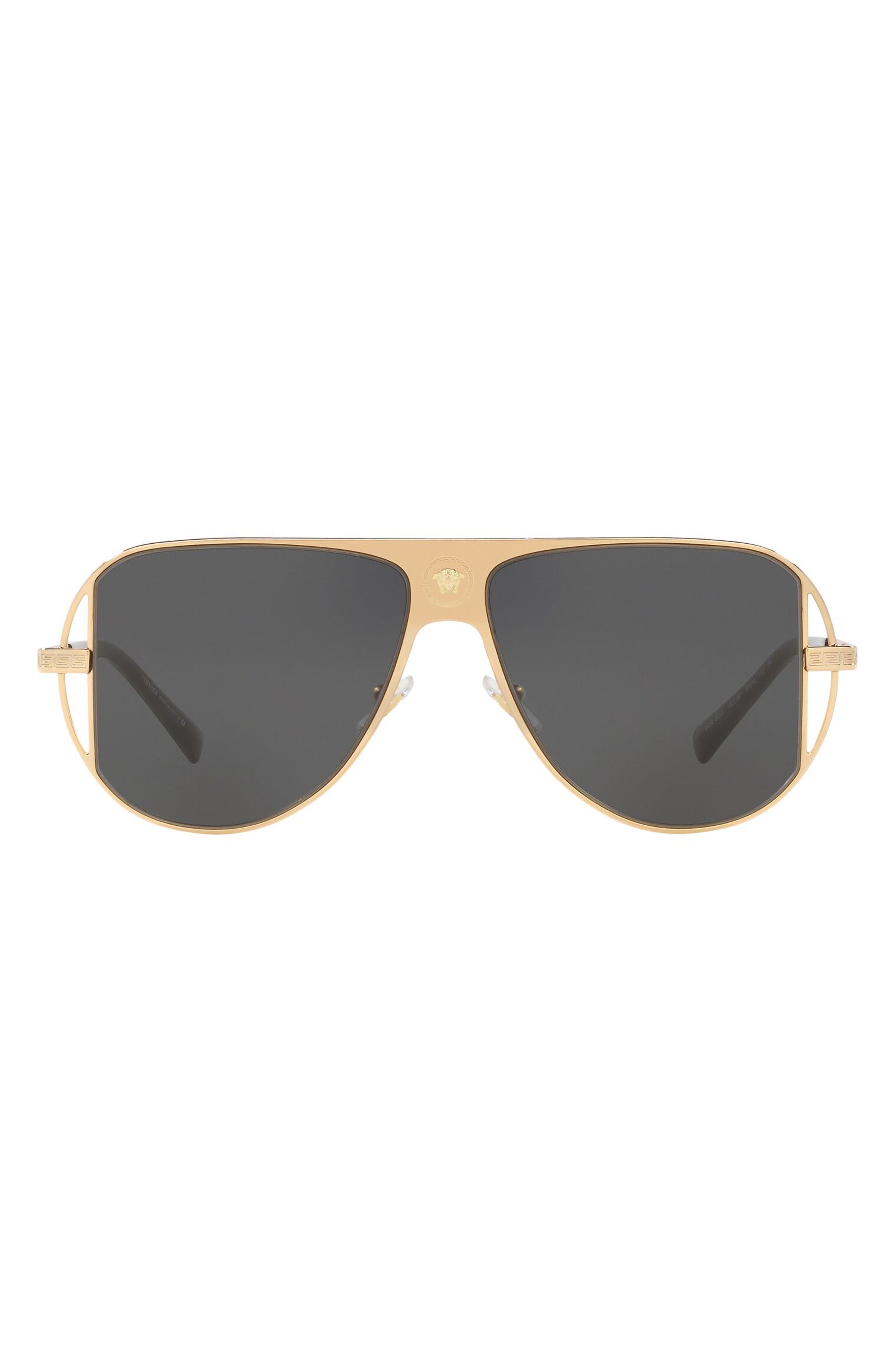 Versace 57mm Pilot Aviator Sunglasses